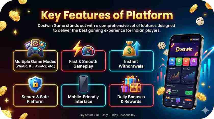 Key Features of Dostwin Game Platform
